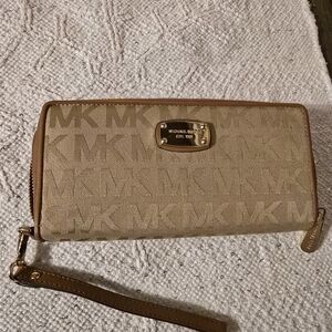 Michael Kors Tan Wallet